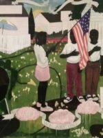 Painting by artist Kerry James Marshall, now at the NY Metropolitan Museum of Art